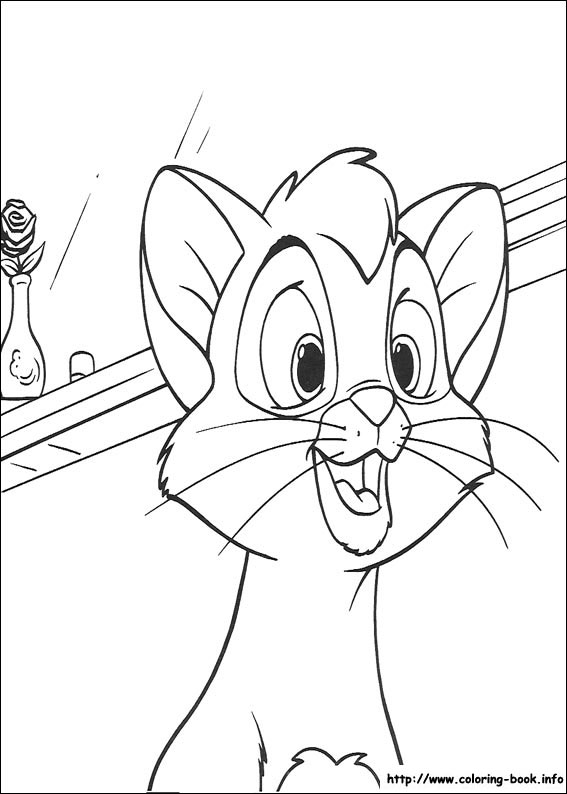 Oliver and Company coloring picture